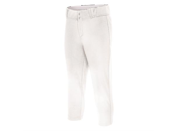 Rise 3/4 Softball Womans Pant WHT 3XS Teknisk softballbukse til dame 