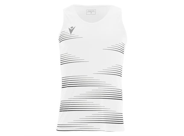 Dorian Singlet WHT XS Løpesinglet for herre 