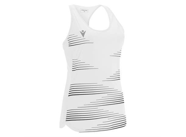 Dolly Singlet WHT/BLK XL Løpesinglet for dame 