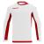 Kelt Shirt Longsleeve WHT/RED M Trenings-&  kampdrakt m/lang arm-Unisex 