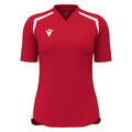 Anduril Womens Shirt RED/WHT S Teknisk spillerdrakt til dame